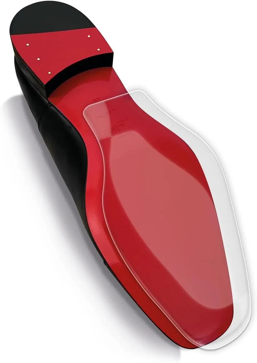 Men's Sole Sticker - Crystal Clear 3M Sole Protector for Christian Louboutin Dress Shoes and Loafers