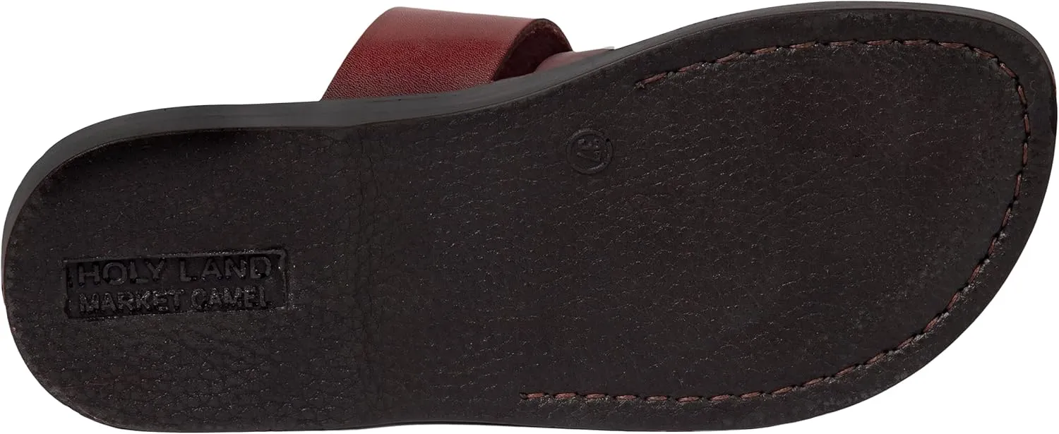 Mens/Womens Leather Biblical Sandals/Slides From Jerusalem (Shepherd's Field II)