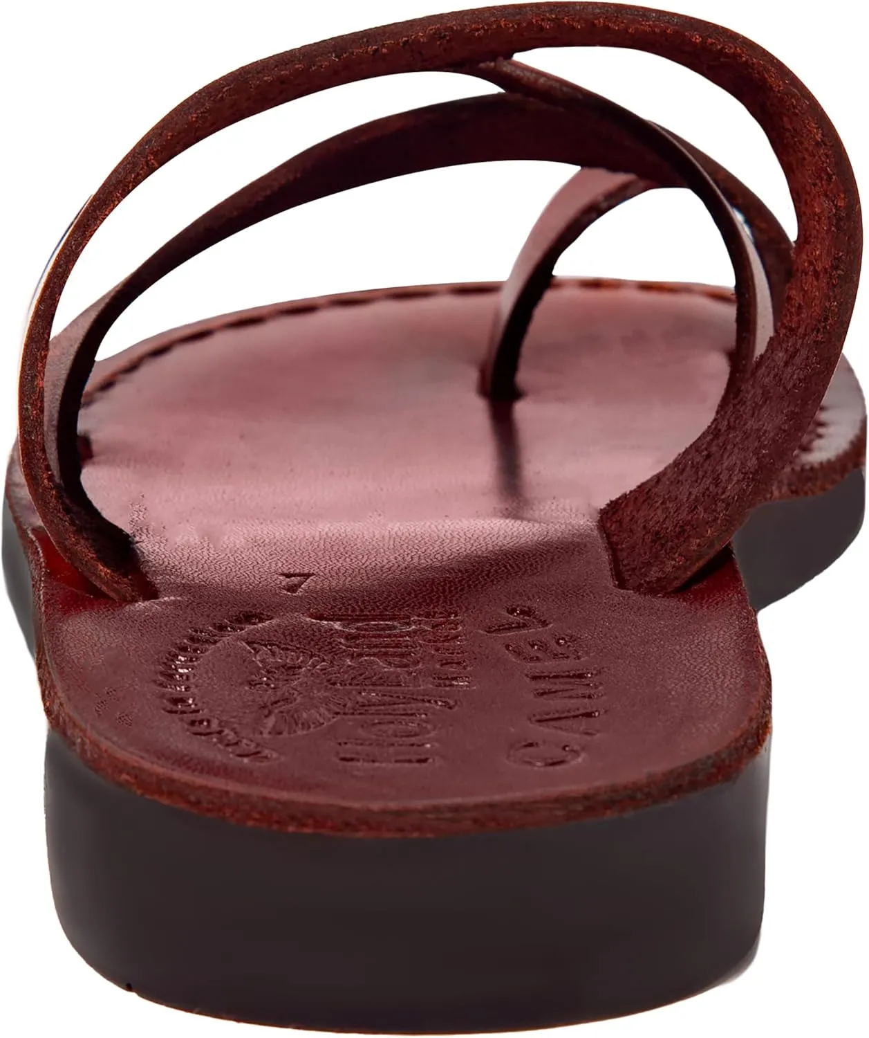 Mens/Womens Leather Biblical Sandals/Slides From Jerusalem (Shepherd's Field II)
