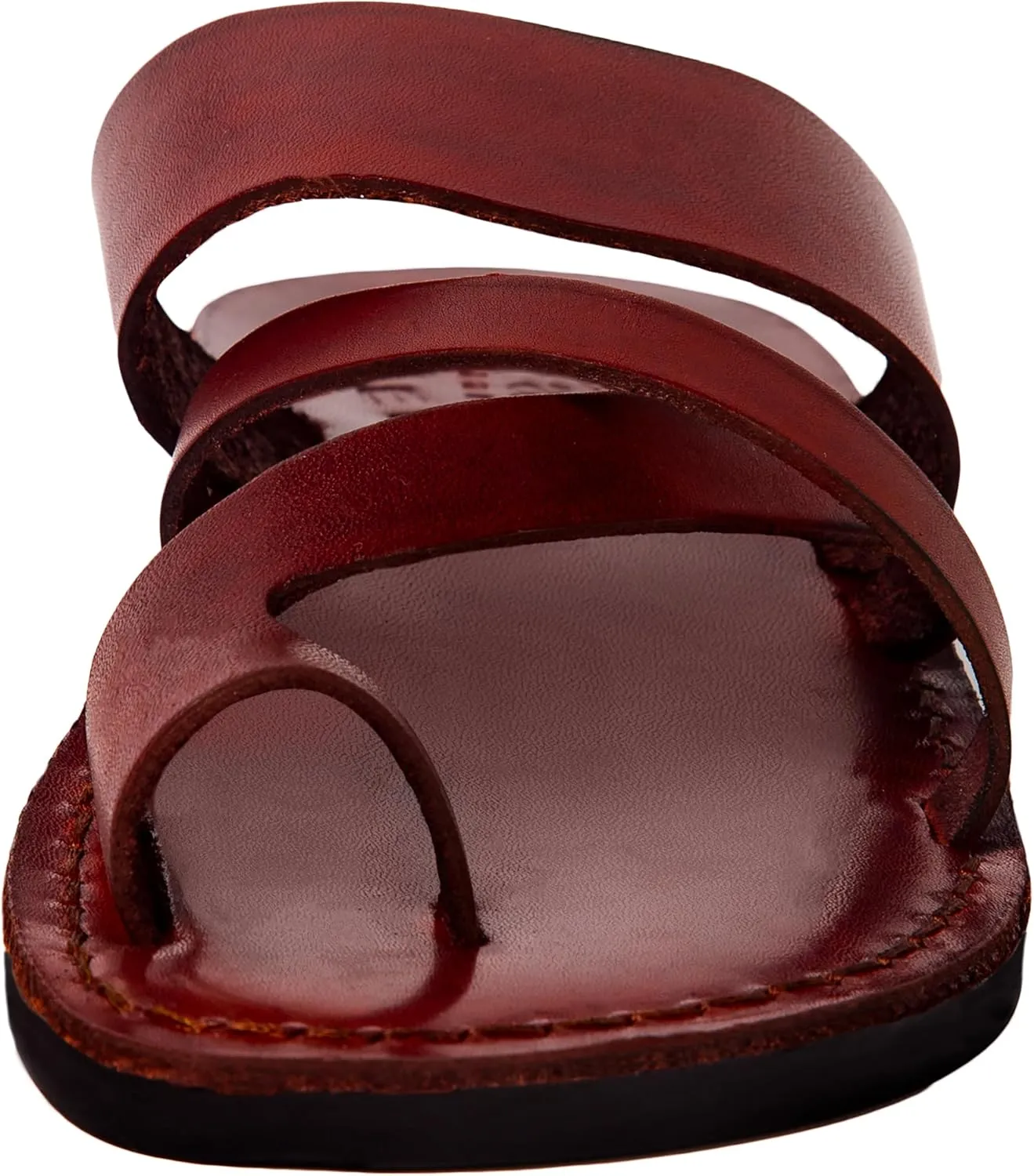 Mens/Womens Leather Biblical Sandals/Slides From Jerusalem (Shepherd's Field II)