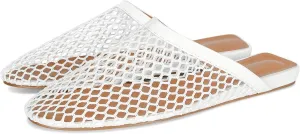 MICIFA Women's Mesh Ballet Flats Fishnet Ballerina Flats Buckle Strap Mary Jane Flats Causal Daily Dress Shoes
