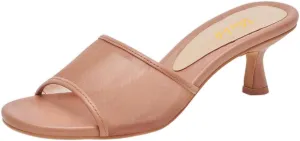 miss left Women Comfortable Low Heel Soft Insole Mesh Mules Slip On Summer Holiday Casual Daily Walking Slide Sandals Size 4-16 US