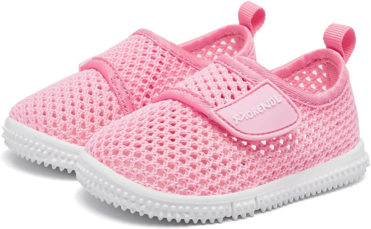 MORENDL Toddler Water Shoes Baby Breathable Mesh Non-Slip Sandals Quick Dry Lightweight Beach Barefoot Shoes
