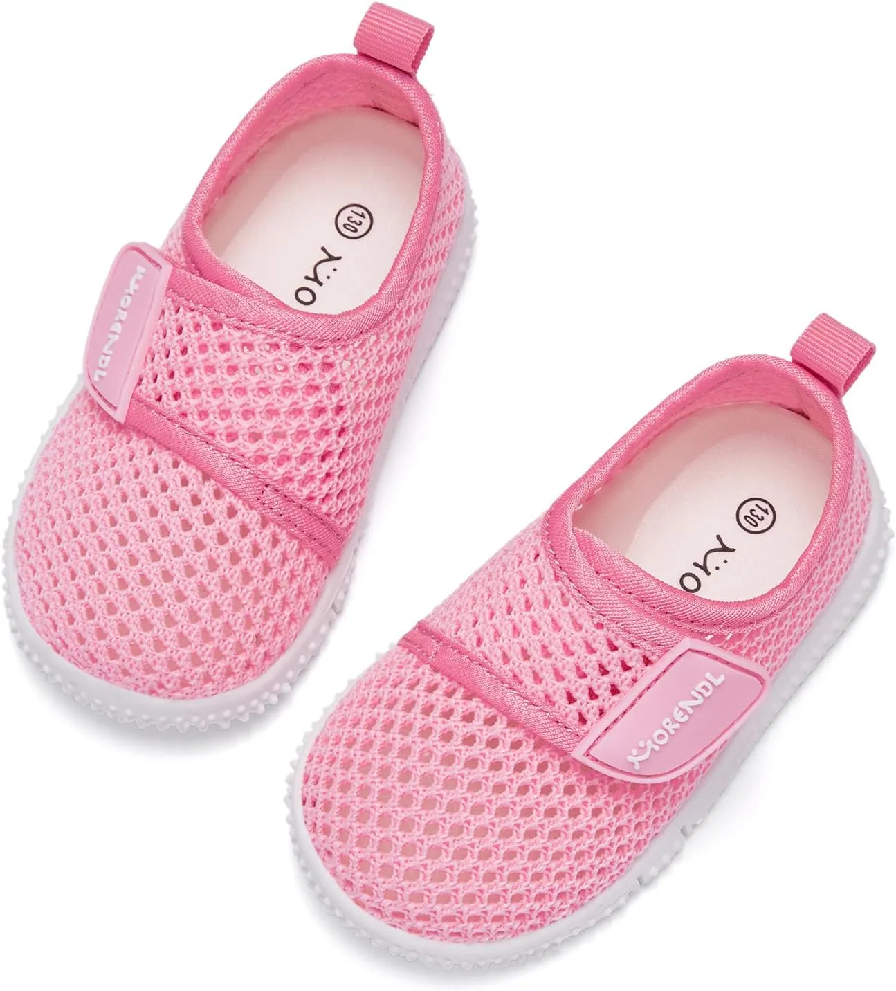 MORENDL Toddler Water Shoes Baby Breathable Mesh Non-Slip Sandals Quick Dry Lightweight Beach Barefoot Shoes