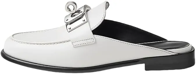 Mules for Woman Buckle Flats Comfortable Slip on Women Mules Flats Shoes Backless Loafers