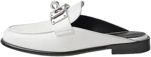 Mules for Woman Buckle Flats Comfortable Slip on Women Mules Flats Shoes Backless Loafers
