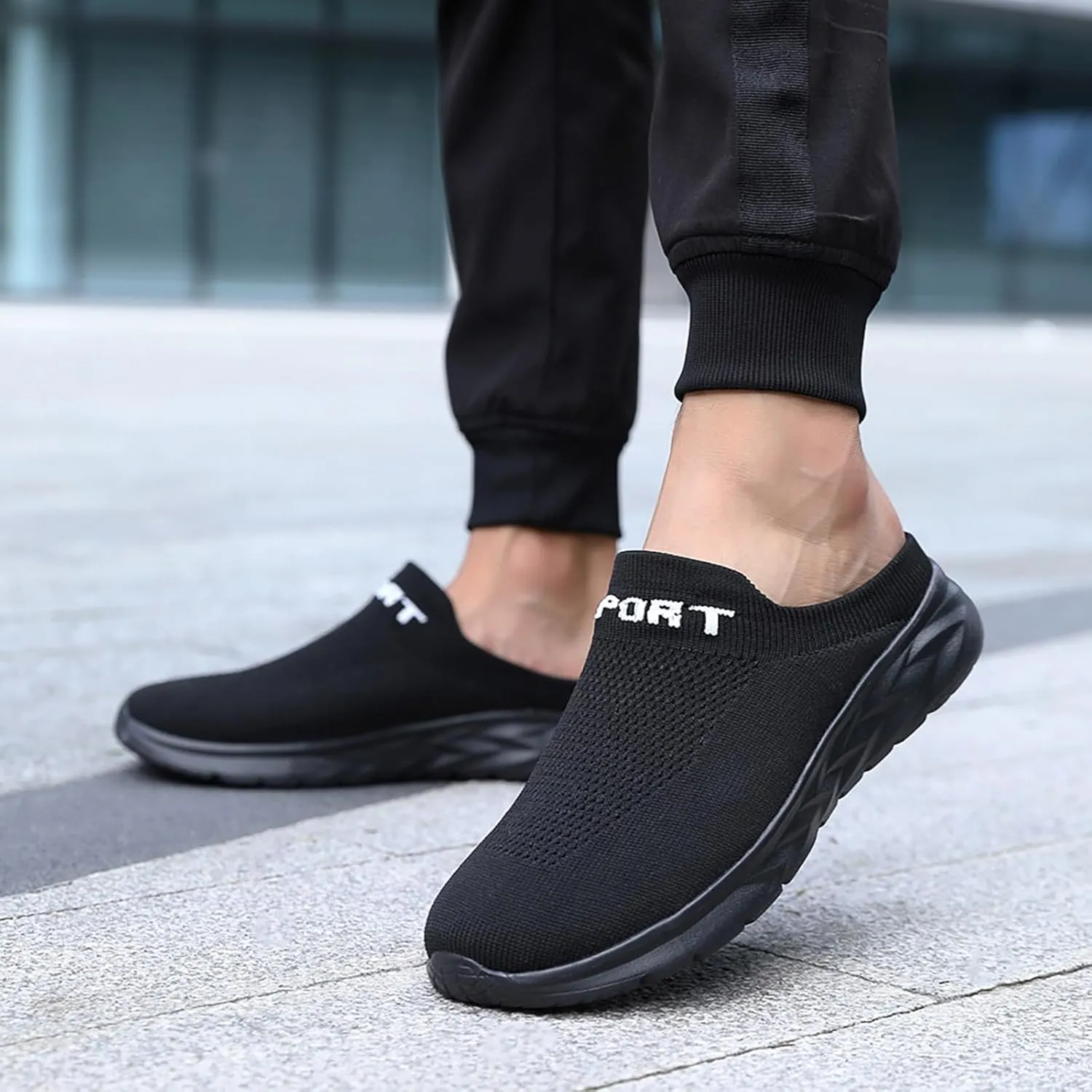Mules for Women 2025 Backless Walking Sneakers Mens Tennis Shoes Cute Ladies Casual Shoes Slip On Sneakers Platform Tennis Shoe Casual Loafers