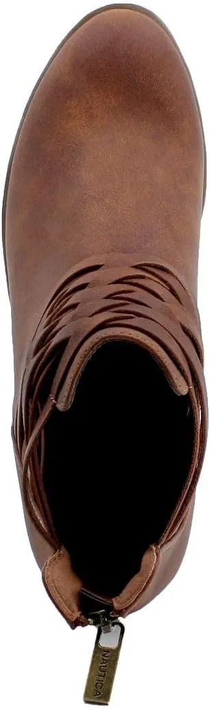 Nautica Women's Ankle Boot with Side Zipper - Stylish Dress Boot for Women | Featuring a Low Heel, Chic Design, and Versatile Sizing | The Perfect Ankle Bootie for Dressy and Casual Occasions - Alara