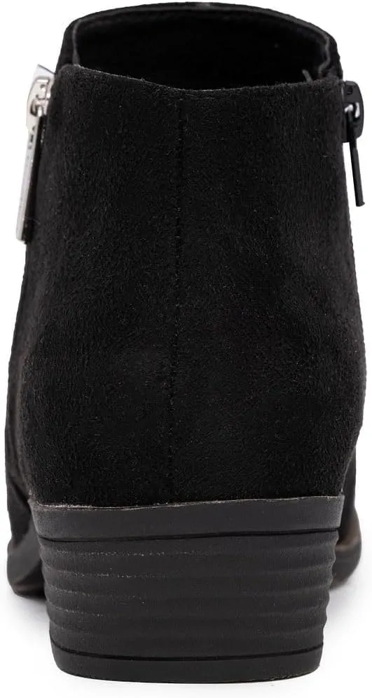 Nautica Women's Ankle Boot with Side Zipper - Stylish Dress Boot for Women | Featuring a Low Heel, Chic Design, and Versatile Sizing | The Perfect Ankle Bootie for Dressy and Casual Occasions - Alara