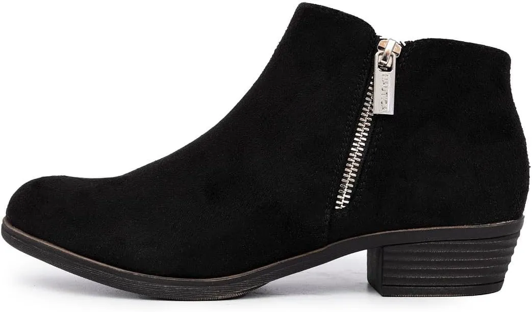 Nautica Women's Ankle Boot with Side Zipper - Stylish Dress Boot for Women | Featuring a Low Heel, Chic Design, and Versatile Sizing | The Perfect Ankle Bootie for Dressy and Casual Occasions - Alara