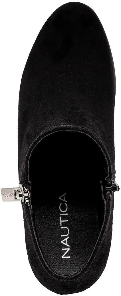 Nautica Women's Ankle Boot with Side Zipper - Stylish Dress Boot for Women | Featuring a Low Heel, Chic Design, and Versatile Sizing | The Perfect Ankle Bootie for Dressy and Casual Occasions - Alara
