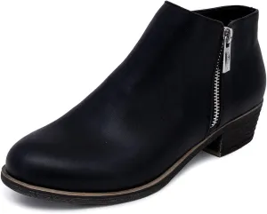 Nautica Women's Ankle Boot with Side Zipper - Stylish Dress Boot for Women | Featuring a Low Heel, Chic Design, and Versatile Sizing | The Perfect Ankle Bootie for Dressy and Casual Occasions - Alara