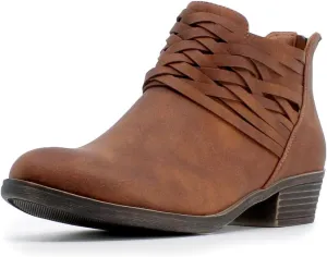 Nautica Women's Ankle Boot with Side Zipper - Stylish Dress Boot for Women | Featuring a Low Heel, Chic Design, and Versatile Sizing | The Perfect Ankle Bootie for Dressy and Casual Occasions - Alara