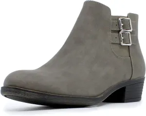 Nautica Women's Ankle Boot with Side Zipper - Stylish Dress Boot for Women | Featuring a Low Heel, Chic Design, and Versatile Sizing | The Perfect Ankle Bootie for Dressy and Casual Occasions - Alara