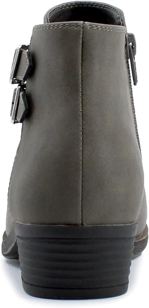 Nautica Women's Ankle Boot with Side Zipper - Stylish Dress Boot for Women | Featuring a Low Heel, Chic Design, and Versatile Sizing | The Perfect Ankle Bootie for Dressy and Casual Occasions - Alara
