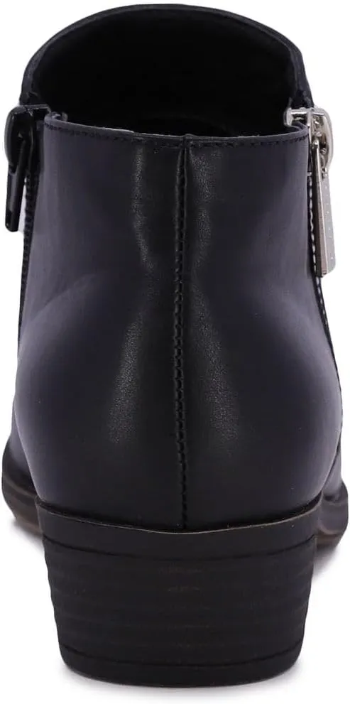 Nautica Women's Ankle Boot with Side Zipper - Stylish Dress Boot for Women | Featuring a Low Heel, Chic Design, and Versatile Sizing | The Perfect Ankle Bootie for Dressy and Casual Occasions - Alara
