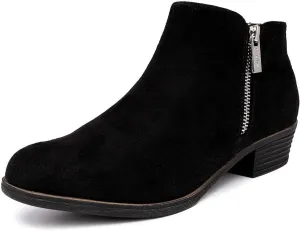 Nautica Women's Ankle Boot with Side Zipper - Stylish Dress Boot for Women | Featuring a Low Heel, Chic Design, and Versatile Sizing | The Perfect Ankle Bootie for Dressy and Casual Occasions - Alara