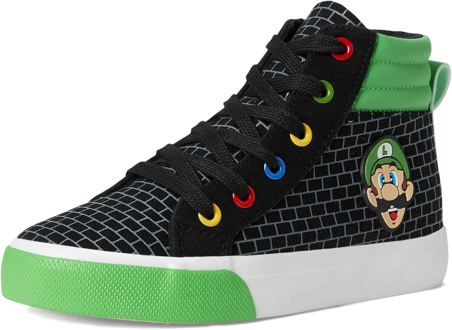 Nintendo Boys Mario and Luigi High Top Sneaker