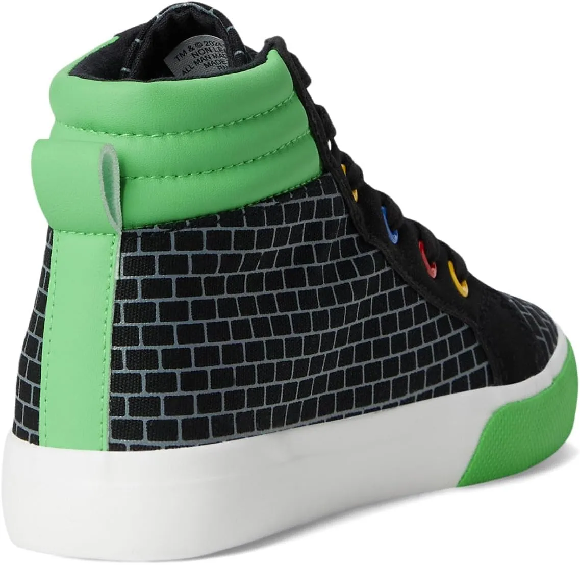 Nintendo Boys Mario and Luigi High Top Sneaker