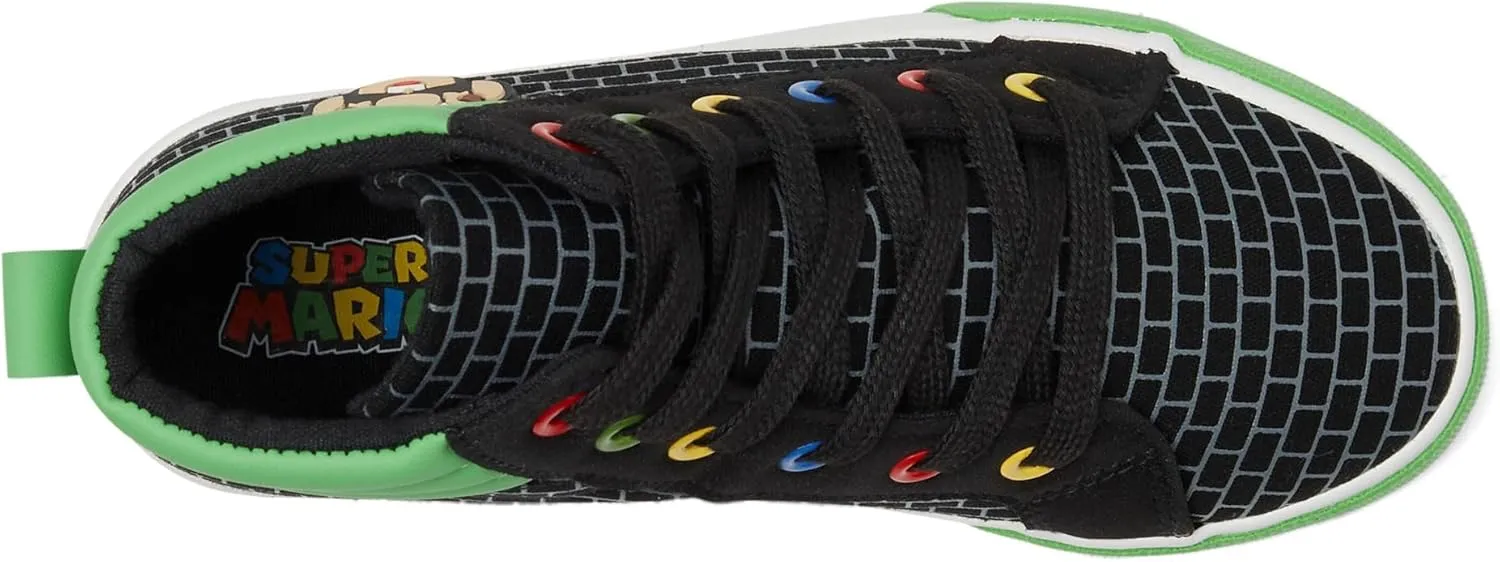 Nintendo Boys Mario and Luigi High Top Sneaker