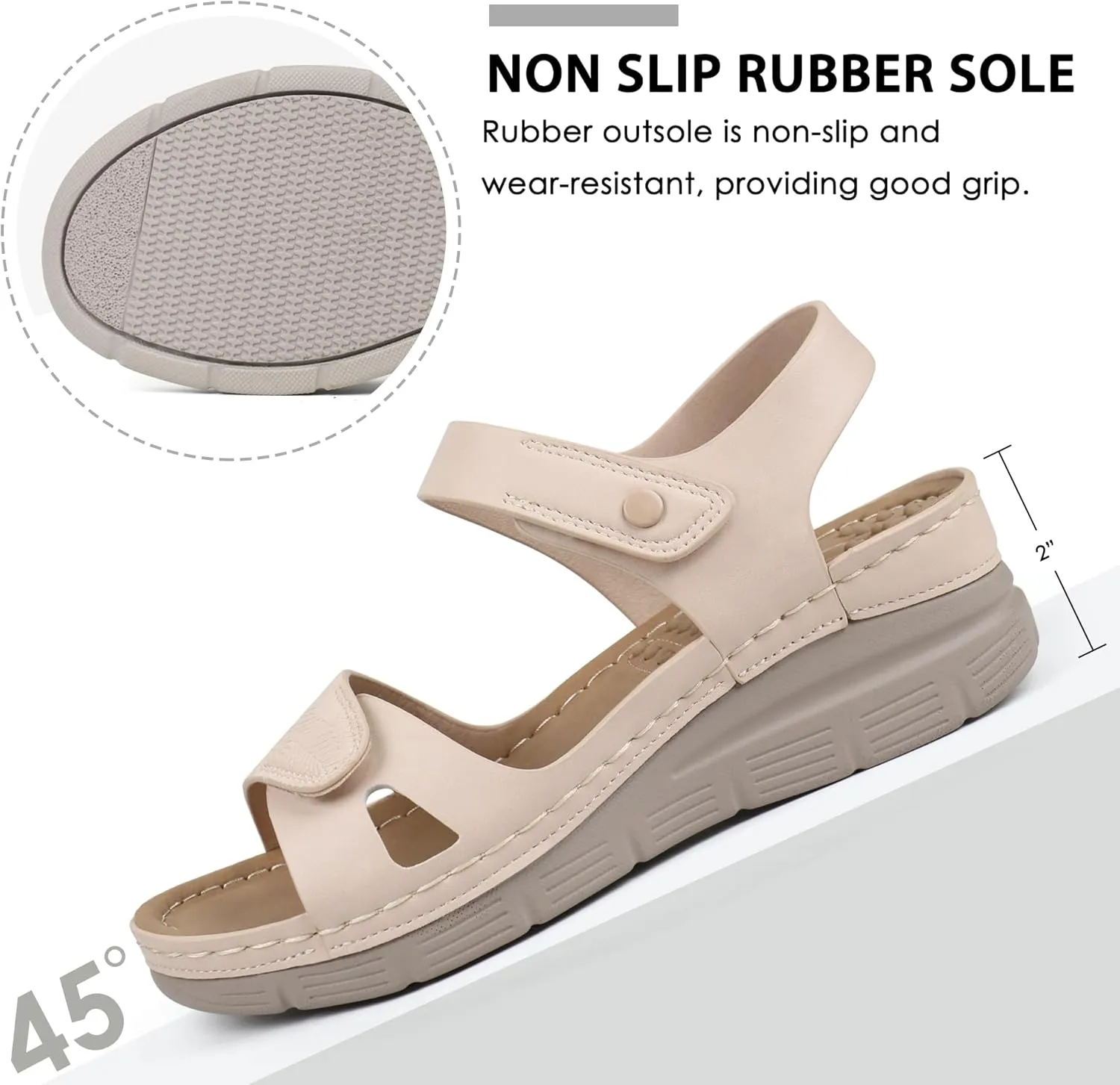 Ortho rest Women Arch Support Walking Sandals Comfortable Orthotic Sandals