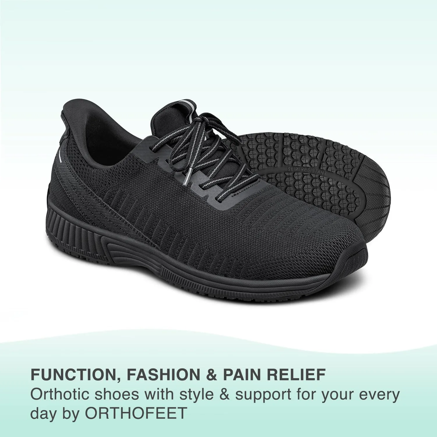 Orthofeet Men's Orthopedic Knit Yari Hands-Free Sneakers