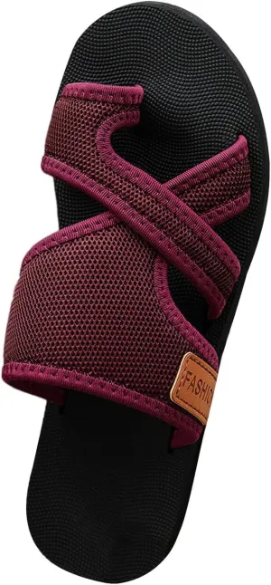 Orthopedic Sandals for Women, Comfortable Beach Sandals with Arch Support Breathable Hollow Mesh Walking Flip Flops
