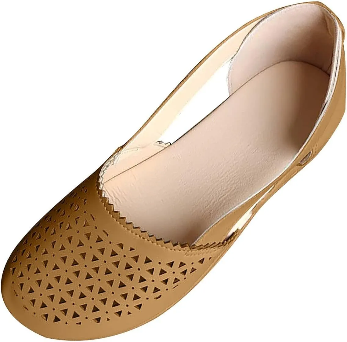 Orthopedic Sandals for Women Fashion Hollow Out Wedge Sandals Summer Comfortable Closed Toe Low Heel Flat Shoes Plus Size Breathable Casual Outdoor Shoes