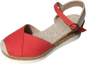 Orthopedic Shoes for Women Closed Toe Platform Heels Sandals Summer Dressy Flats Ankle Strap Espadrilles Wedge Sandal Adjustable Buckle Flat Shoe Boho Beach Slippers Comfortable Walking Outdoor Shoe