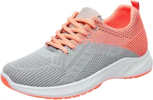 Orthopedic Shoes for Women Comfortable Arch Support Sports Shoes Lightweight Breathable Non-Slip Walking Shoe Casual Slip On Running Sneakers for Tennis Gym Running Workout Yoga