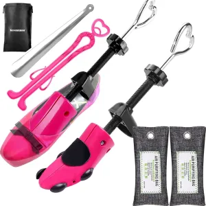 Pair of Premium Professional 4-way Shoe Trees, Shoe Stretcher for Men or Women