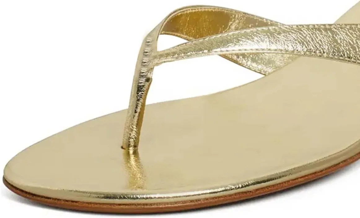 Pazzion Women Fashion Open Toe Kitten Heels Flip Flops Slip On Low Heeled Thong Sandals Comfortable Summer Party Shoes Size 4-16 US