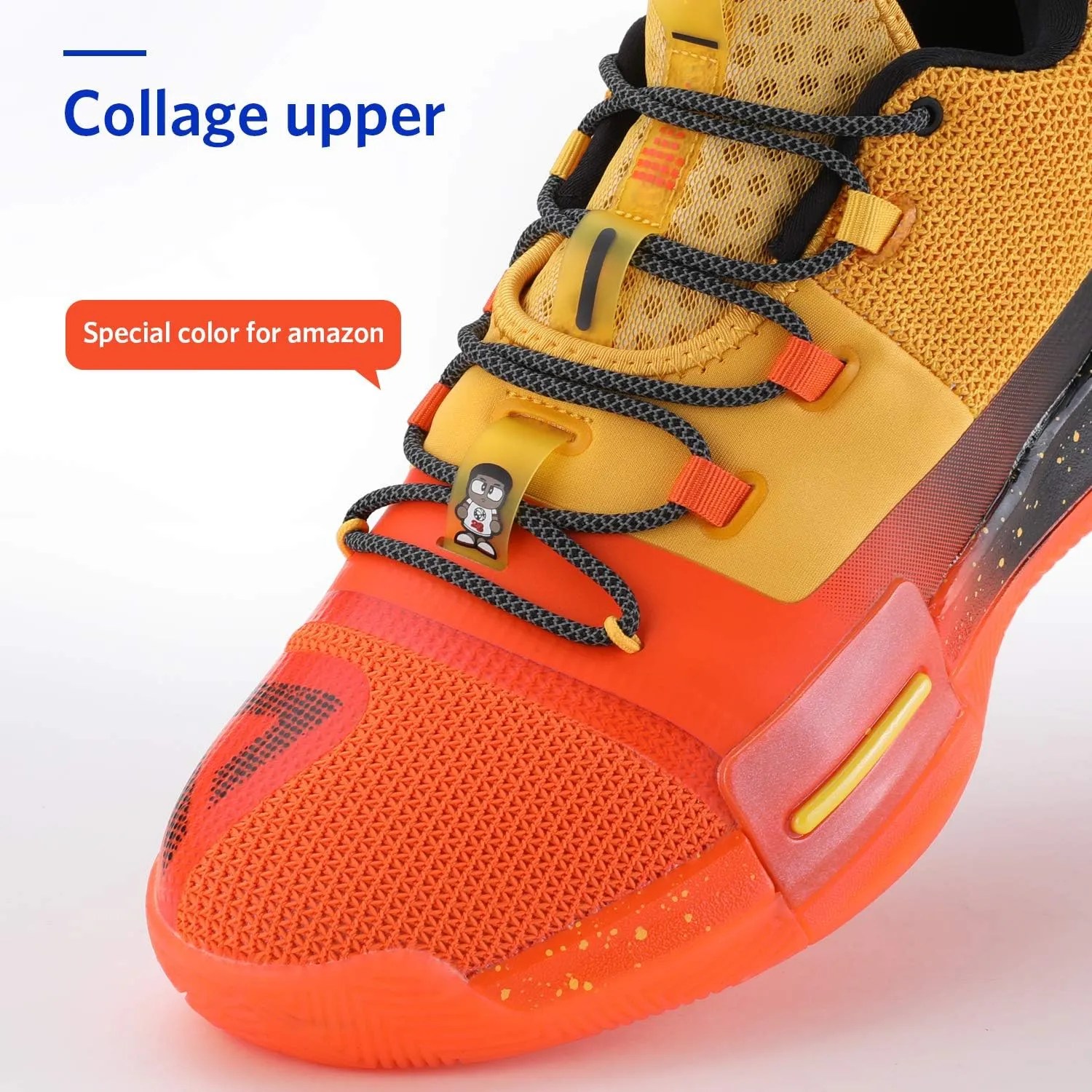 PEAK Mens Flash Basketball Shoes Lou Williams Underground Taichi Adaptive Cushioning Sneakers Non-Slip Sports Shoes for Running, Walking, Fitness