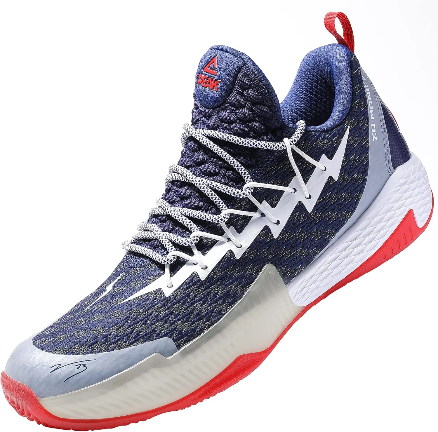 PEAK Men's Sneakers, Lou Williams Lightning Sport Shoes for Basketball, Running, Walking