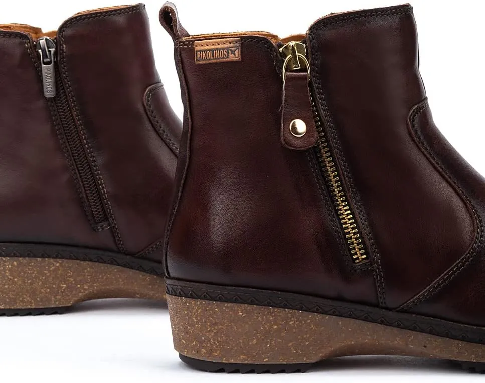 PIKOLINOS Flat Ankle Boots Leather Granada for Woman