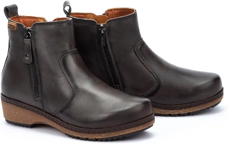 PIKOLINOS Flat Ankle Boots Leather Granada for Woman
