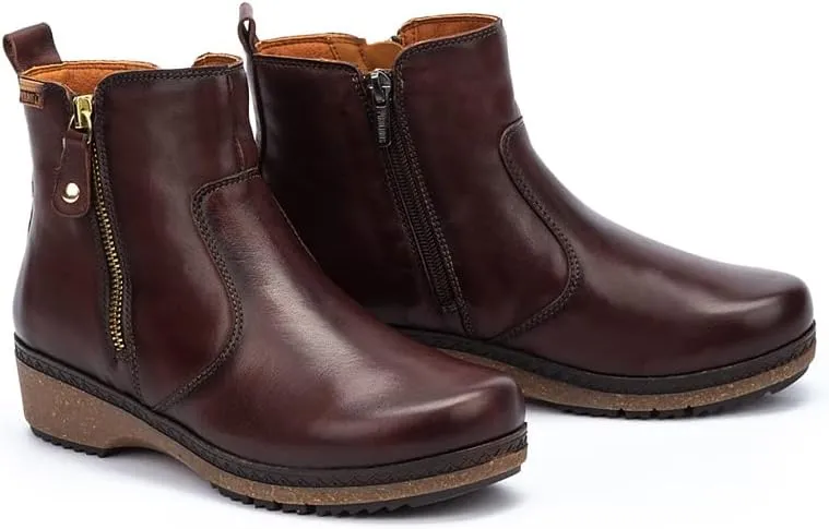 PIKOLINOS Flat Ankle Boots Leather Granada for Woman