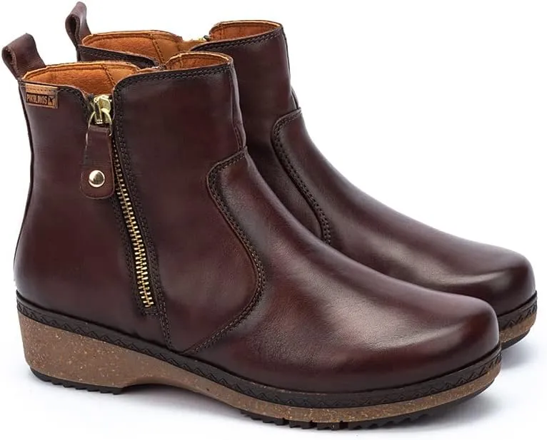 PIKOLINOS Flat Ankle Boots Leather Granada for Woman