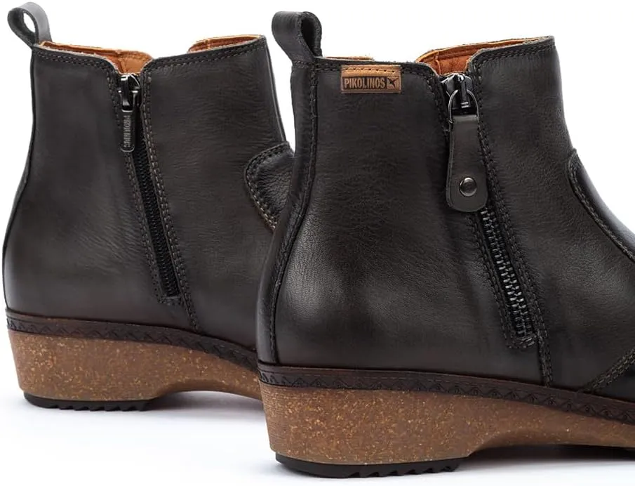PIKOLINOS Flat Ankle Boots Leather Granada for Woman