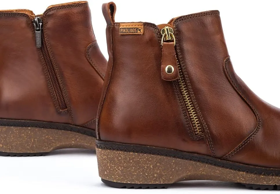 PIKOLINOS Flat Ankle Boots Leather Granada for Woman