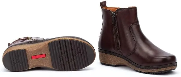 PIKOLINOS Flat Ankle Boots Leather Granada for Woman