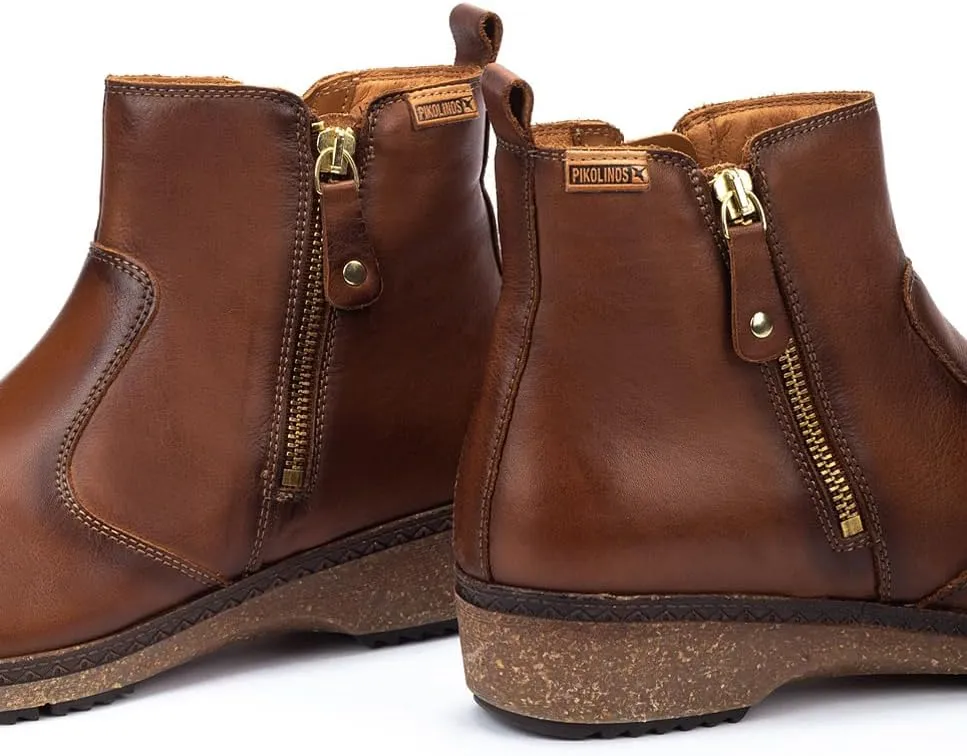 PIKOLINOS Flat Ankle Boots Leather Granada for Woman