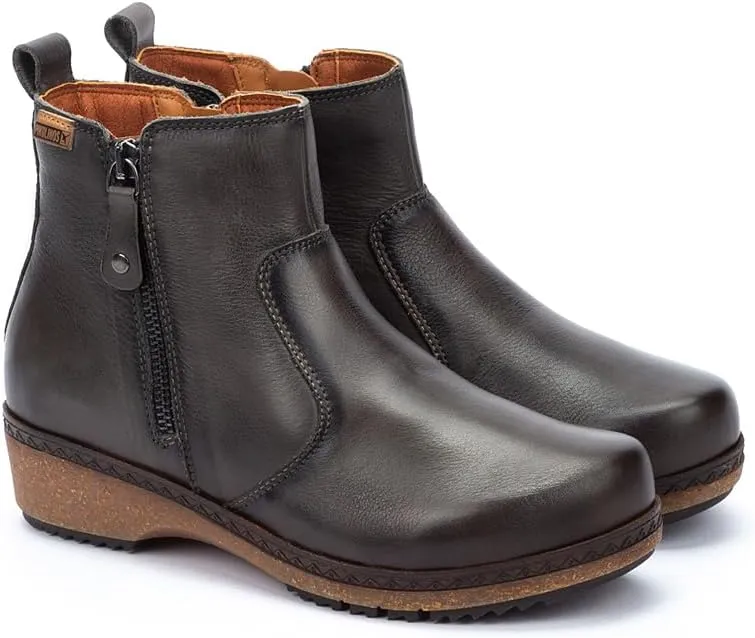 PIKOLINOS Flat Ankle Boots Leather Granada for Woman
