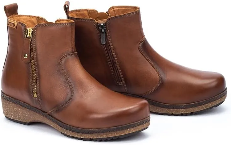 PIKOLINOS Flat Ankle Boots Leather Granada for Woman