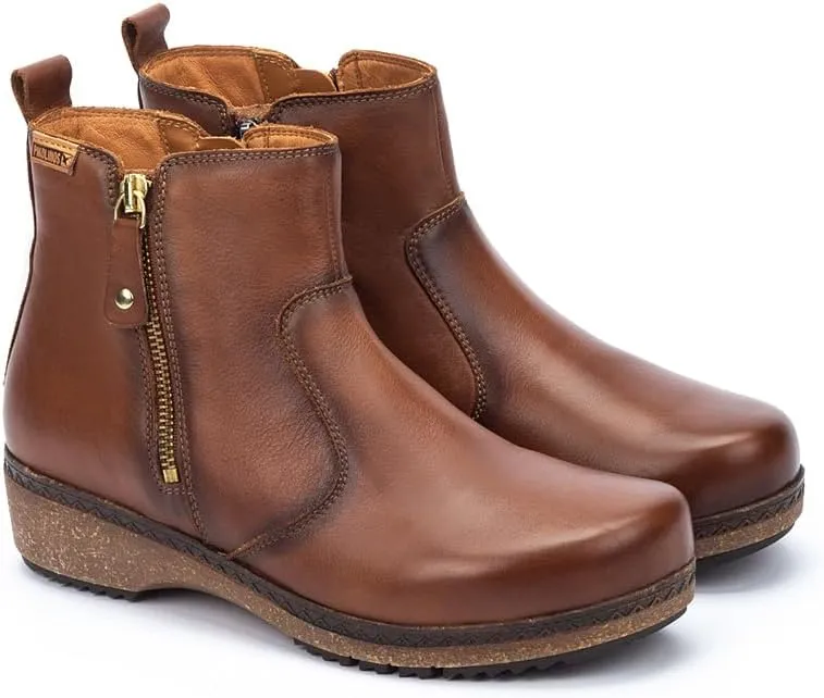 PIKOLINOS Flat Ankle Boots Leather Granada for Woman