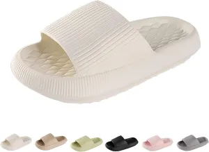 Pillow Slippers for Women Men Comfort EVA Non Slip Cloud House Slides Spa Bath Shower Sandals Summer Indoor Outdoor