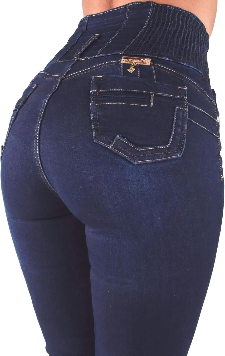 Plus/Junior Size Colombian Design Butt Lifting High Waist Skinny Jeans