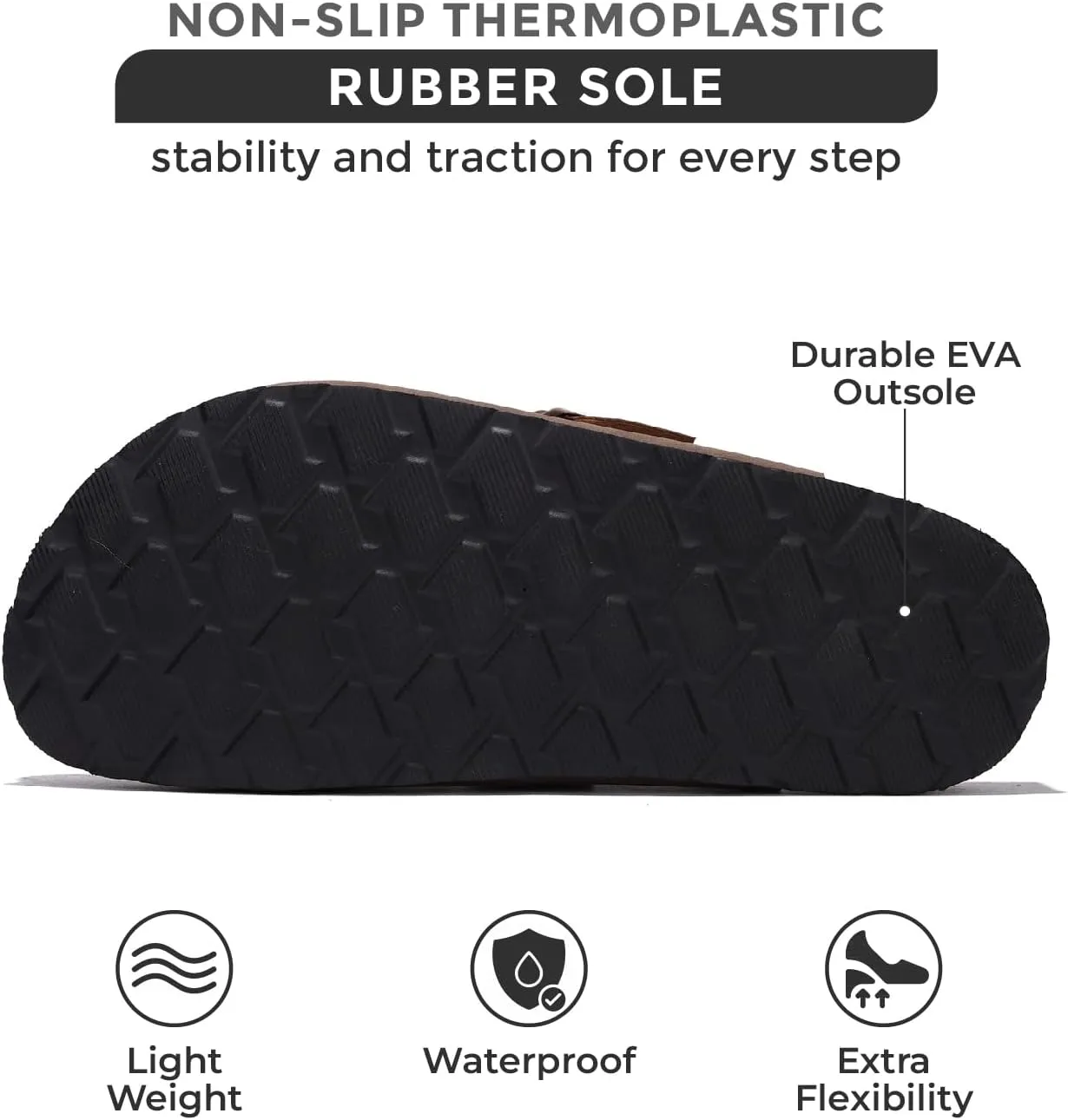 Project Cloud Genuine Leather Footbed Clogs for Women - Memory Foam Arch Support Slippers for Women - Trendy Slip-ons Women's Mules & Clogs Sandals (Benton)