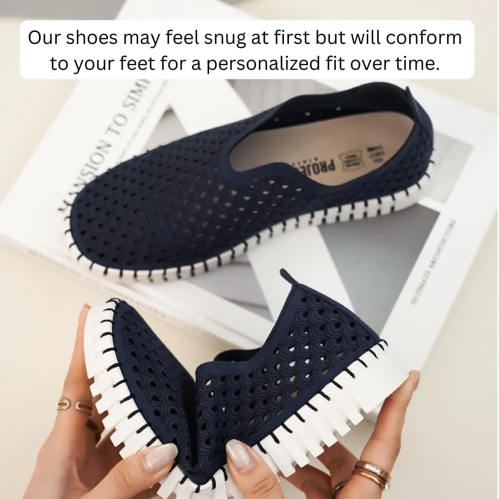 Project Cloud Womens Shoes – Lightweight Summer Loafers for Women with Memory Foam Insole – Stylish & Comfortable Womens Loafers - Perfect Spring Shoes for Women 2025 (Lily)