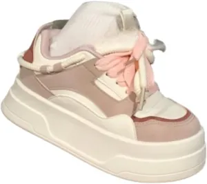 Removable 3D Star, Chunky Sneakers Women, Chunky Laces, Height Boost, Y2K Street Skate Platform Shoes, Trainers Girls